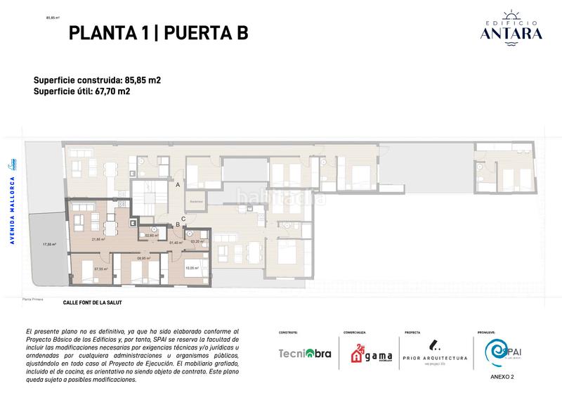 Foto 20866fff-1d5a-4f19-bddb-8c474f385f69. Appartement 89m<sup>2</sup> dans avinguda mallorca 121 dans Nules