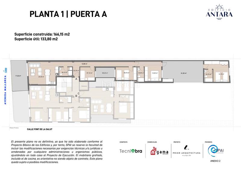 Foto ead43347-f6ec-456e-ad5f-0c90dfa10505. Ático 136m<sup>2</sup> en avinguda mallorca 121 edificio antara | nueva construcción elegantes vistas al mediterráneo en la playa en Nules
