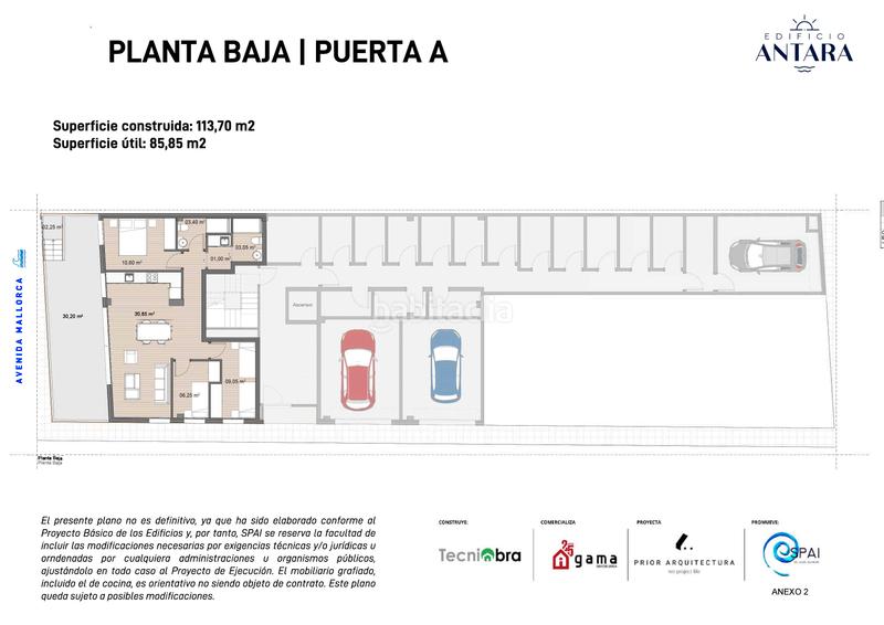 Foto eea5614f-968d-4ea7-b772-6fbfdc3a3128. Ático 136m<sup>2</sup> en avinguda mallorca 121 edificio antara | nueva construcción elegantes vistas al mediterráneo en la playa en Nules
