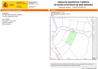 Terreny residencial a Ermita san cristobal 10. Solar en venta en lalcora.