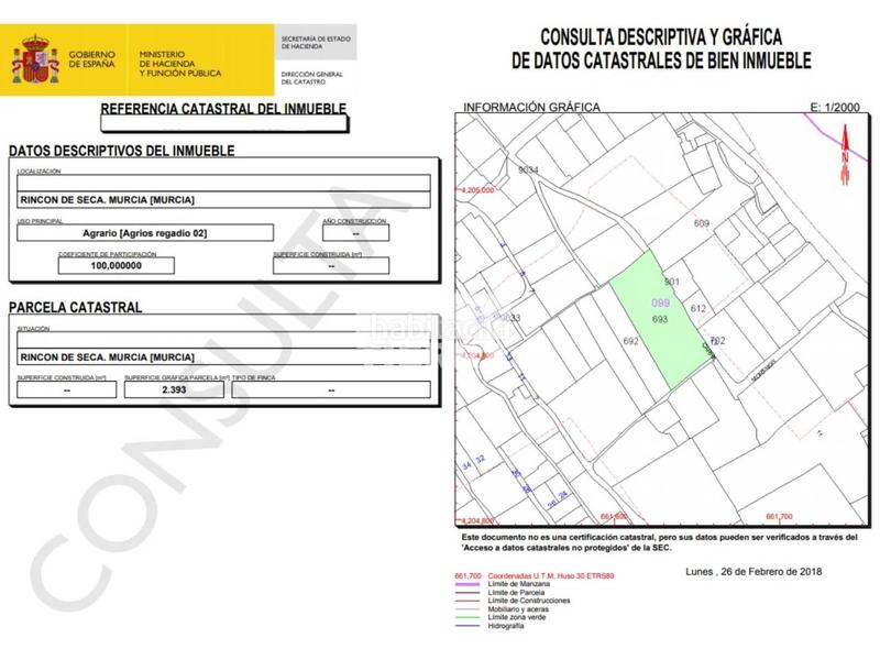 Foto 2c907d74-8d9f-49a9-b088-8745449d31f8. Wohngrundstück in Rincón de Seca Murcia