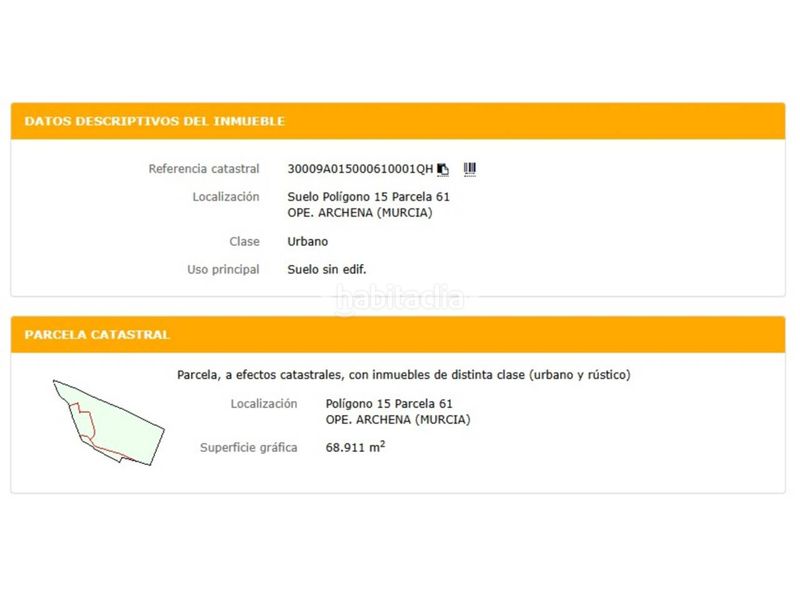 Foto b9064a46-435f-4358-9821-e79cb47aeded. Terreny residencial a Archena