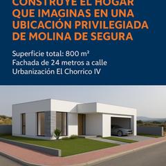 Terrain résidentiel à Molina de segura - ur el chorrico iv 162. Construye el hogar que imaginas en una ubicación privilegiada de