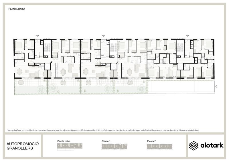Foto 952b8476-2a40-4407-8817-dfffeca7693c. Planta baja 73m<sup>2</sup> en carrer margarida xirgu 4 ¡espectacular planta baja con terraza de 39 m²! promoción obra nueva en Can bassa () en Granollers
