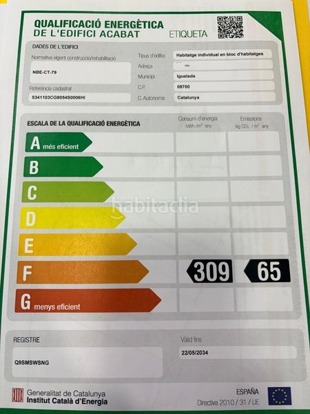 Foto b797d4d5-a0cf-4326-8840-479df0ff7e92. Pis amb calefacció aparcament a Centre Igualada
