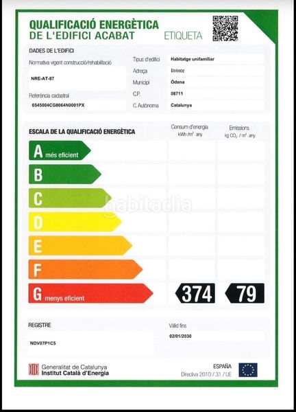 Foto 26113efe-db1d-4006-a102-b8f67f69a8e4. Casa amb calefacció aparcament a Òdena
