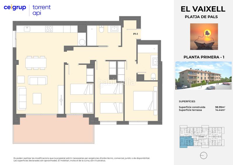 Foto ddbb802e-eaa5-4e5d-bae7-ebcd80f7c6d4. Flat with heating parking pool in platja de Pals Pals