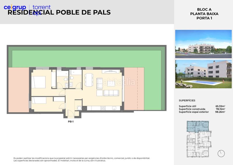 Foto 6ff2525a-f632-40c9-8201-658015fb8b5a. Planta baixa amb calefacció aparcament piscina a Pals