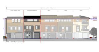 Casa adossada a Vilablareix. Obra nova amb piscina a vilablareix