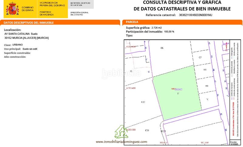 Foto f99b55a8-185c-469d-939c-0d016adc88c3. Industrial plot in rm-f4 38 in Aljucer Murcia