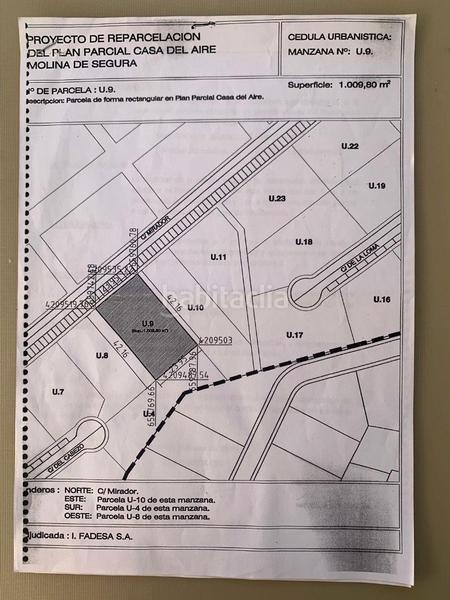 Foto 3c7bd4bb-f62a-4ee7-ada1-c30630cf8519. Terreno residencial parcela en venta murcia en Ribera de Molina - Torrealta Molina de Segura