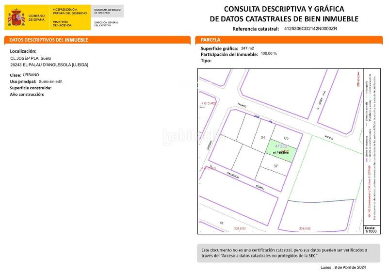 Foto 34eda8c3-3567-438a-98a4-1723acb36409. Terreny residencial a Palau d´Anglesola (El)