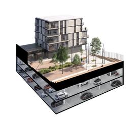 Aparcament cotxe a Carrer de bernat bransi 48. Parking de obra nueva en el carmel (barcelona)
