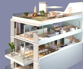 tic a Carrer de mrcia 22. Obra nova