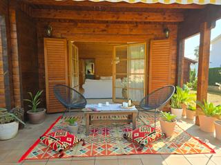 Casa en Canovelles. Casa de madera de estilo nórdico en venta en la exclusiva urbani