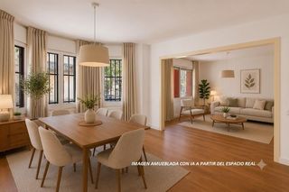 Pis  Carrer de josep de agulló. Elegancia funcional y doble acceso residencial con parking y tra