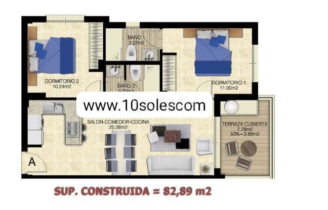 Foto 68591588-309a-4817-8d83-41205a45c240. Apartament amb calefacció piscina a Antonio Machado Torrevieja