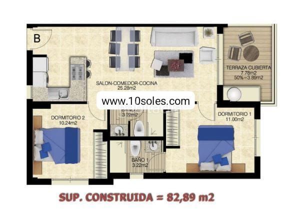 Foto 7b5f1f8e-0f39-450e-b06b-2456d1d166b6. Apartament amb calefacció piscina a Antonio Machado Torrevieja