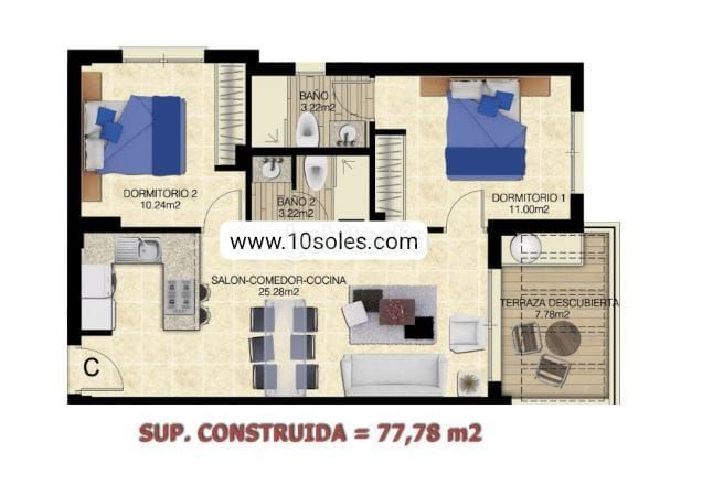 Foto e6d93de7-2795-4a83-8302-ef82d777ec8e. Apartament amb calefacció piscina a Antonio Machado Torrevieja