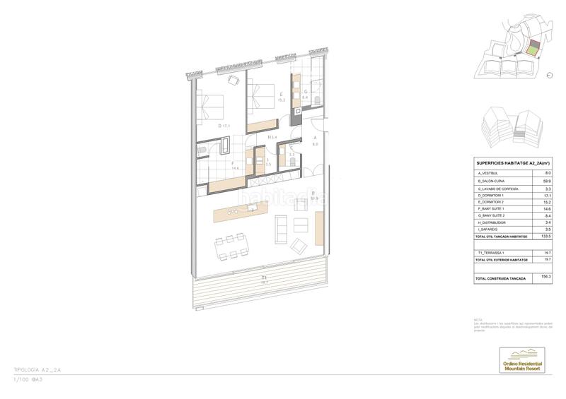 Foto bd1137e5-fc64-41ac-8e63-63d099d1ea25. Appartement 156m<sup>2</sup> avec chauffage parking piscine dans El Serrat-Llorts Ordino