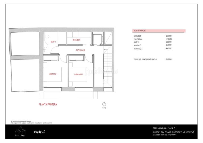 Foto 57a8aa49-e30e-4364-b6c2-1e5f94f0446e. Haus 295m<sup>2</sup> mit heizung parking in Canillo Canillo