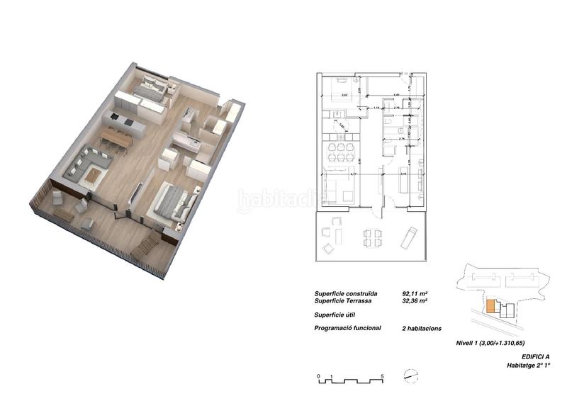 Foto b223ef5c-ca2c-428b-a2e1-48f3e6166da7. Appartement 92m<sup>2</sup> avec chauffage parking dans Encamp Encamp