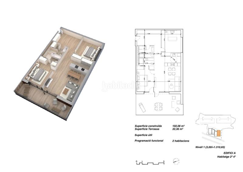 Foto 4d11b21a-0d82-49ea-be15-01bc37473f02. Appartement 102m<sup>2</sup> avec chauffage parking dans Encamp Encamp