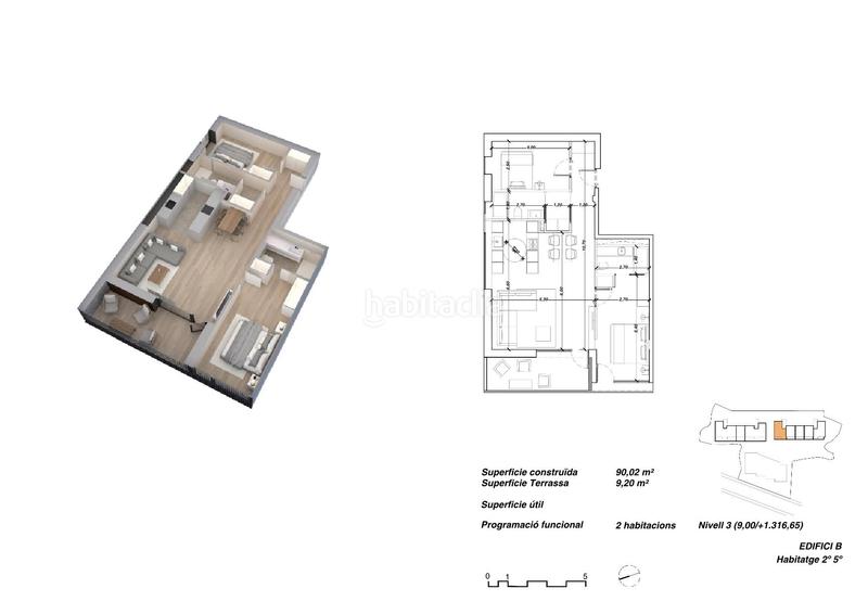 Foto e75282d0-4d10-4b57-9060-b22331e27c22. Appartement 90m<sup>2</sup> avec chauffage parking dans Encamp Encamp