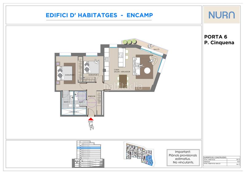 Foto 7be2bd96-1789-4411-a9c7-4c84e9a41c3f. Apartament 90m<sup>2</sup> amb calefacció a Encamp Encamp