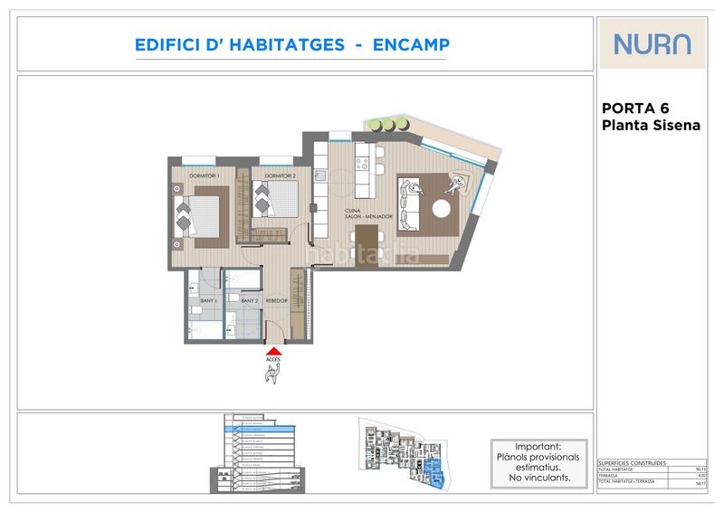Foto 91eb21d0-a584-43a9-add7-a438456dd4dc. Apartment 90m<sup>2</sup> with heating in Encamp Encamp