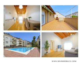 Attico in Viladecavalls. Un ático con alma nórdica, terraza soñada, piscina comunitaria y