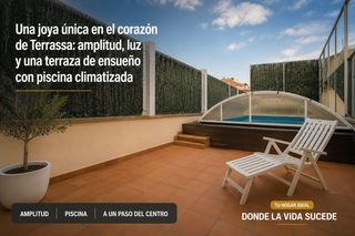 House in Ca n'Aurell. Una joya única en el corazón de terrassa amplitud, luz y una ter