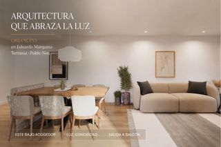 Pis a Poble Nou. Bajo acogedor  luz, comodidad y salida a balcón