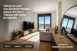 Dúplex a Ca n'Aurell. Tríplex de lujo con ascensor privado, garaje tipo box y terraza