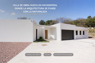 Maison à Matadepera. Villa de obra nueva en matadepera  donde la arquitectura se fund