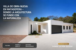House in Matadepera. Villa de obra nueva en matadepera  donde la arquitectura se fund