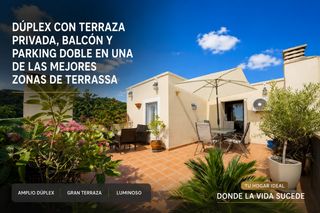 Dúplex a Zona Esportiva. Exclusivo dúplex con terraza privada, balcón y parking doble en