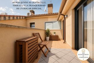 Duplex in Ca n'Aurell. Dúplex en exclusiva junto al centro de terrassa  luz, terraza y