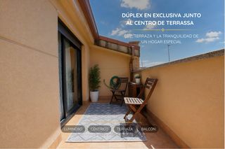 Dúplex a Ca n'Aurell. Dúplex en exclusiva junto al centro de terrassa  luz, terraza y