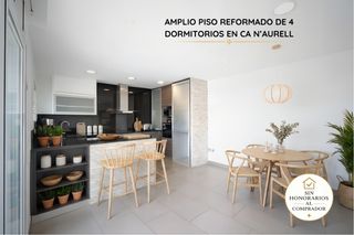 Pis a Ca n'Aurell. Amplio piso reformado de 4 dormitorios en ca naurell