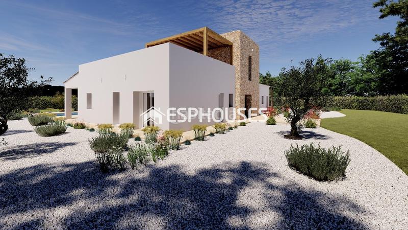 Foto 8f521c21-7aea-4261-b9fa-9c199f5628b7. Casa proyecto de obra nueva con viñas y piscina. en Benissa