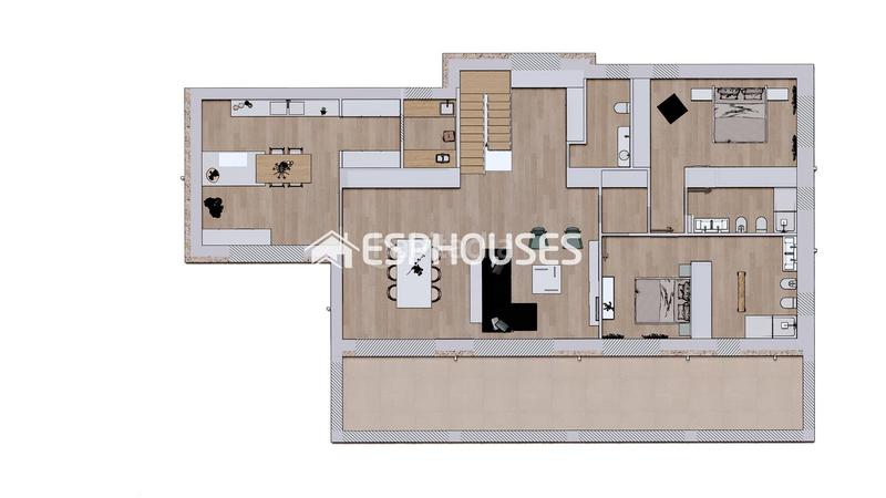 Foto bd4384e6-9bc6-4708-a419-802c12bb6d09. Casa proyecto de obra nueva con viñas y piscina. en Benissa