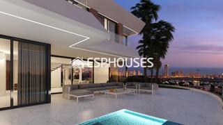 Maison à Isla gran canaria 32. Villa exclusiva con espectaculares vistas al mar y ciudad benido