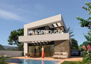 Casa a San Crispín. Proyecto de villas de obra nueva junto puig campana golf en fine