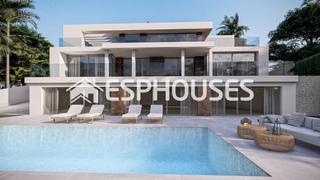 House in Pueblo-Ubanizaciones. Lujosa villa de diseño en construcción en altea hills