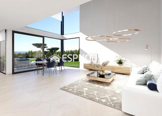 Maison à Berna 5. Villa de obra nueva en sierra cortina con piscina y jardín