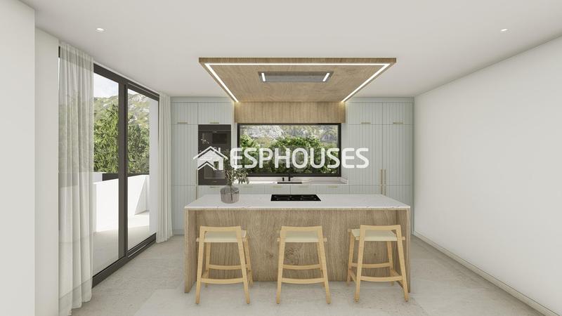 Foto 281d29c7-61ce-4568-a381-7af9fe78ab75. Casa proyecto moderno de obra nueva en Polop