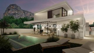 Casa a Polop. Proyecto moderno de obra nueva en polop