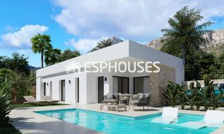 House in Finestrat Pueblo. Villas de obra nueva en balcon de finestrat
