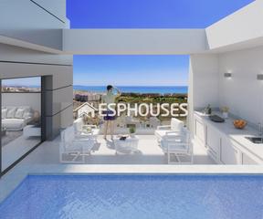 Àtic a Los Secanos. Complejo residencial de obra nueva con vistas al mar en guardama